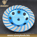 Turbo Diamond Cup Wheel, Diamond Cutting Wheel for Stone Concrete Grinding (S-DCW-1011)